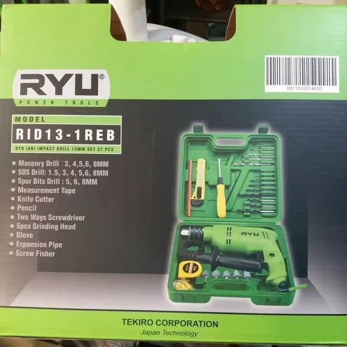 Ryu Tekiro Paket Mesin Bor Tembok Rid 13 - 1 Reb Mesin Bor Beton