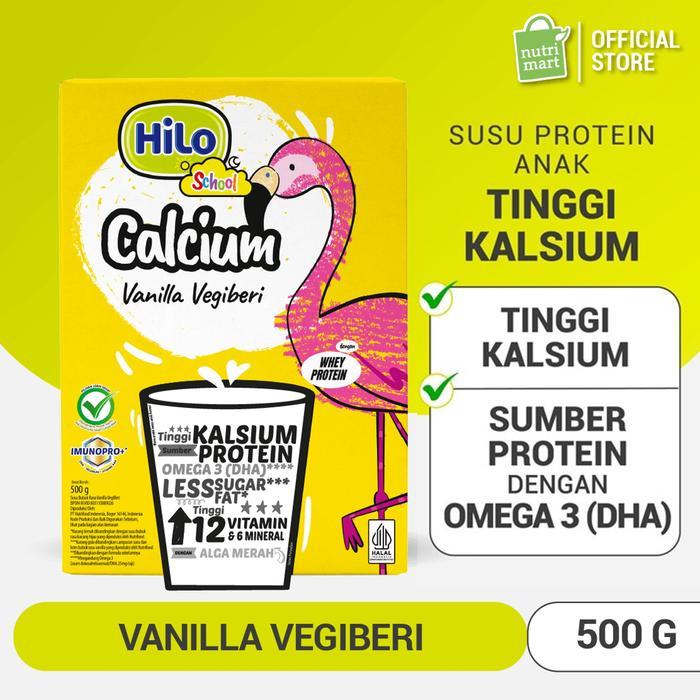 HiLo School Vanilla Vegiberi 500gr - Susu Anak Tinggi Kalsium