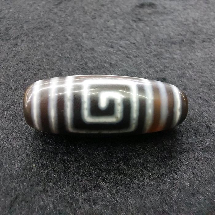 Dzi Bead/ Batu Tibet The Universe Spiral Dzi
