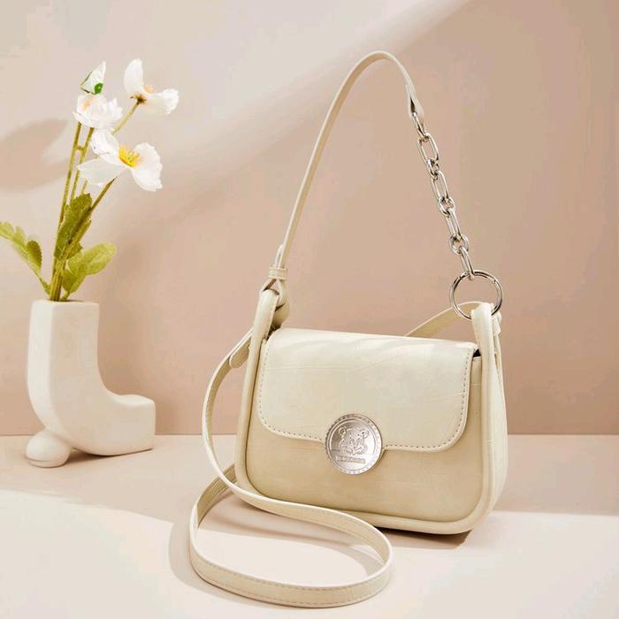 TAS SELEMPANG WANITA IMPORT CANTIKZC4215 4215 - Weiduoliya Saddle Bag 21x14x7cm PuLeather DoubleStra