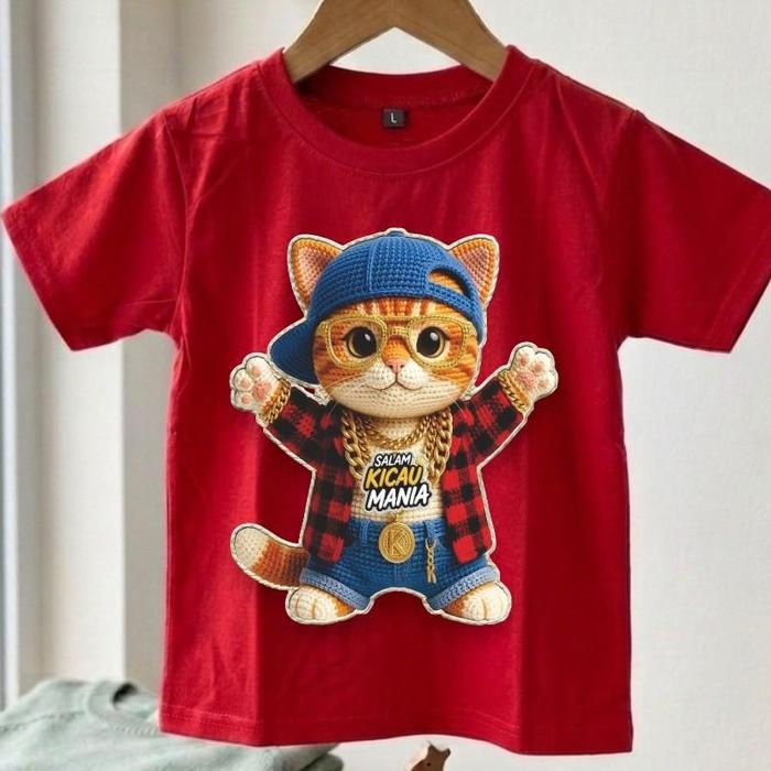 Baju Kaos Anak Kicau Mania New / Usia 1-13 tahun / kode 032 kicau Sultan / Bahan Adem dan Nyaman unt