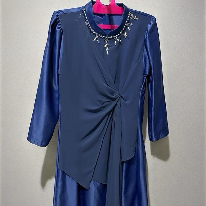 [PL]Dress, Gamis Syar’i Set Khimar Brand Lokal BUTIK Muslim Wanita, Kaftan Dewasa Remaja Lebaran Mew