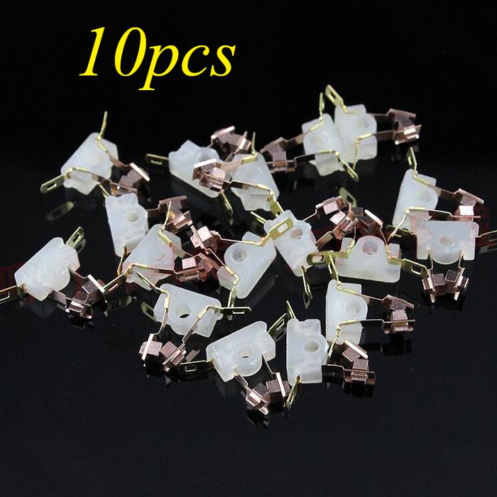 10 Pcs Motor Carbon Brush Satu Lapisan Motor Listrik Sikat Spare Part