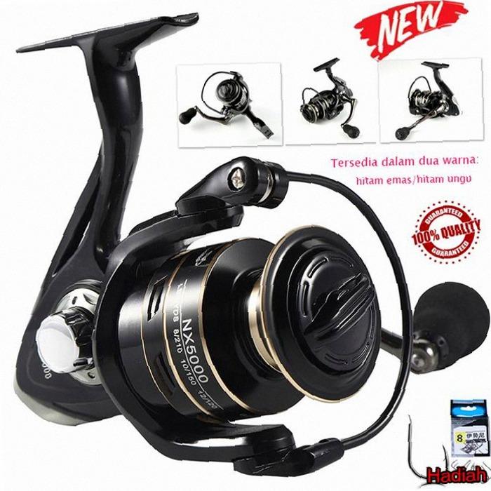 Reel Pancing Metal Berkualitas Reel Fishing Metal Reel Pancing Spinning Fishing Reel 5.2:1 | Kekinia