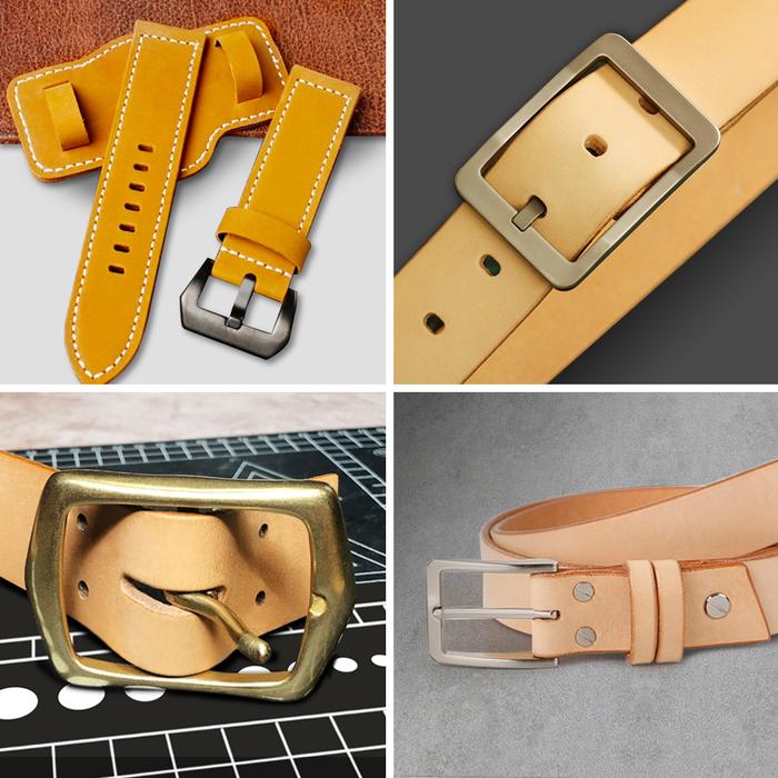 OWDEN Oblong Leather Punch Set for Belt Hole Puncher Oval Hole Strap Watch Band Flat Heavy Duty Leat