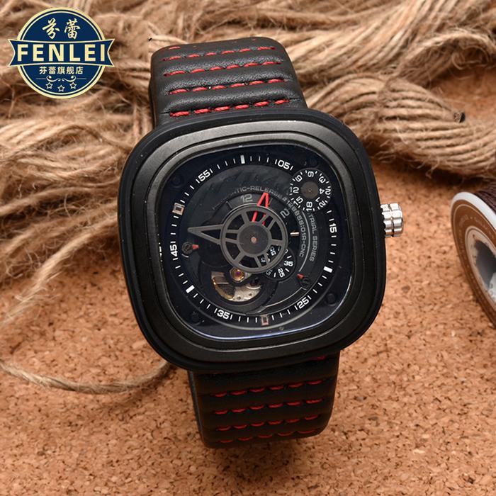 Genuine Leather Watch Strap For Seven Friday Watch band M2/Q201/02/03 P1 Men's Cowhide Bracelet Acce