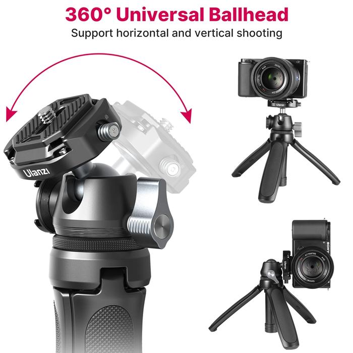 Ulanzi Falcam MT-46 Tripod Mini Tripod Ponsel Pintar Perpanjangan