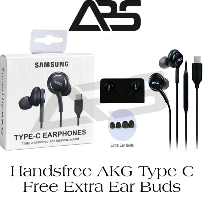 Earphone Headset Kabel Samsung AKG Type C Tuned Extra Bass
