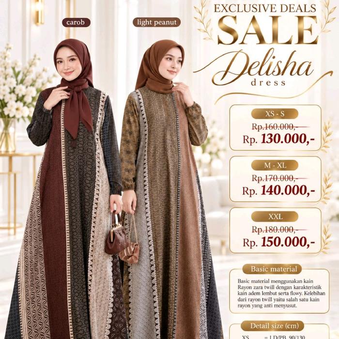 DELISHA DRESS BY FANIA HIJAB