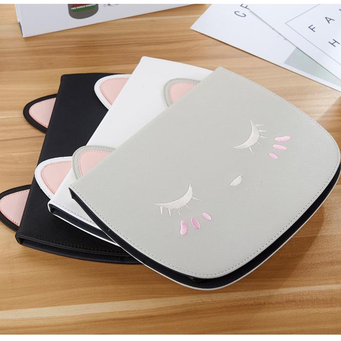 Cover for iPad 10.2 2020 Case Cute Cat PU Smart Cases for iPad 9.7