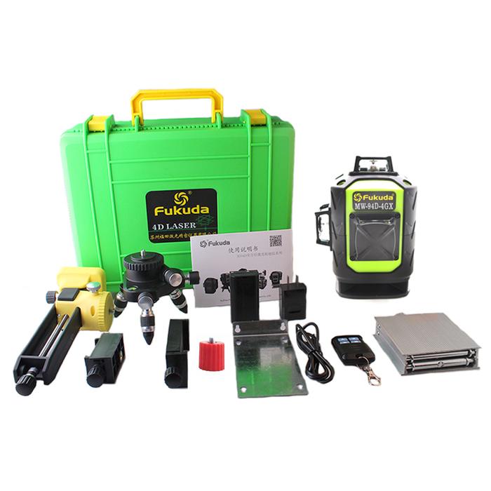 New Fukuda Professional 16 Line 4D Laser Level Japan Sharp Green