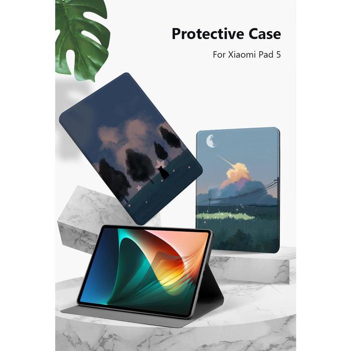 Case For Xiaomi Pad 5 MiPad 5 Pro 11 inch Tablet PU Leather Stand
