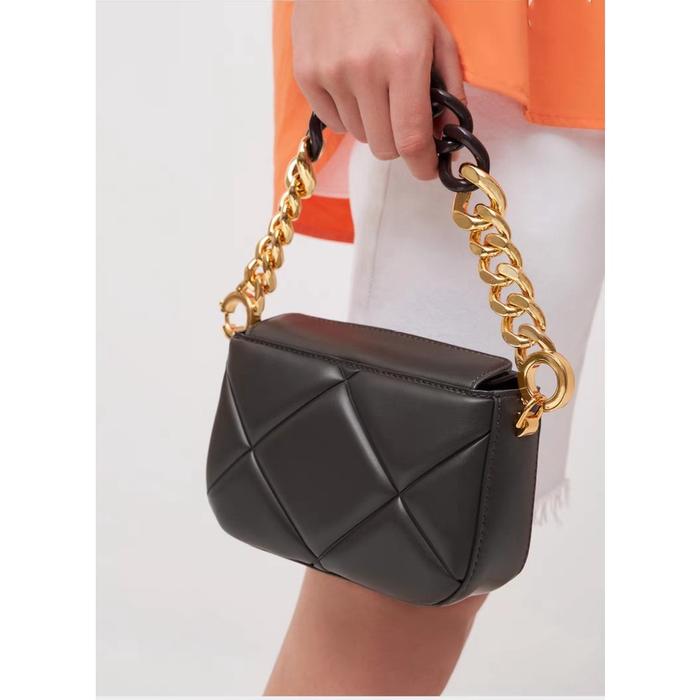 [Tong&Wei] Tas Selempang CnK Padded Mini Danika Chunky Chain #8863