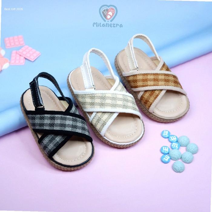 MILANEZRA - Sandal Anak Walker Laki-laki Perempuan Umur 1 Sampai 2 Tahun Model Kenshin - S04 | Kekin