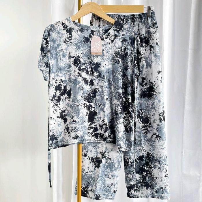 SET TIE DYE DASTER RAYON | DASTER RAYON HARIAN TIE DYE