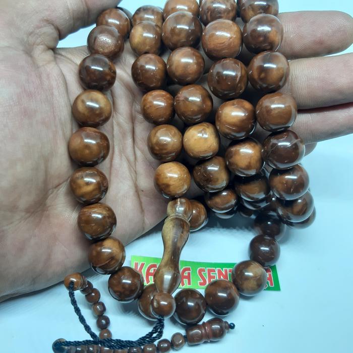 Tasbih Kaoka Jumbo 99 Butir 14mm Asli