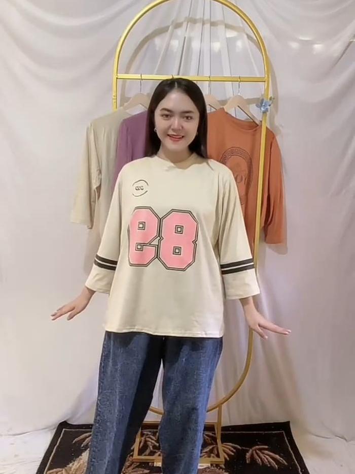 One Set Jeans Kaos 89 Original Setelan Kaos Cotton Combed 20s BY-RKN