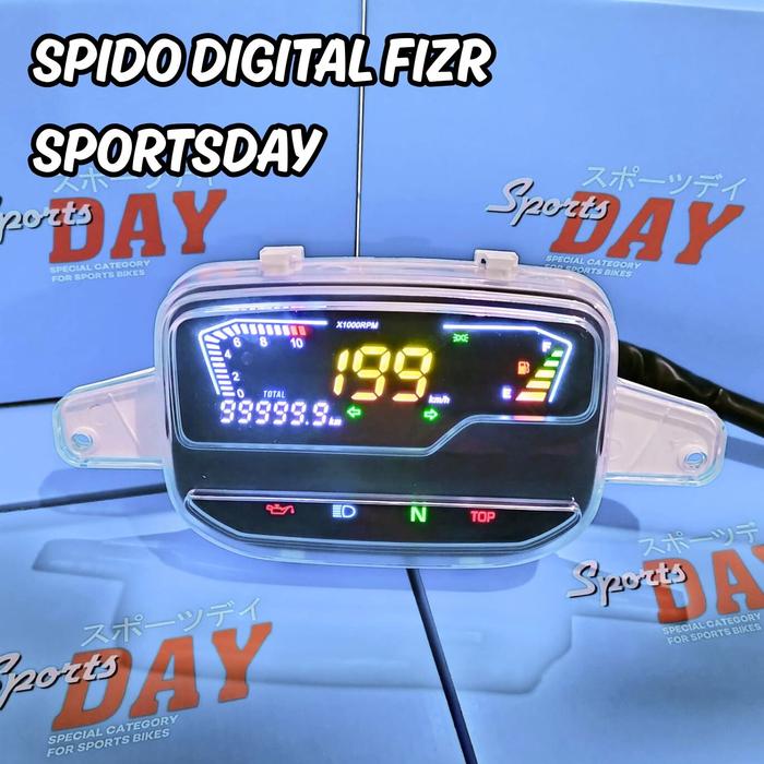 Spido fizr spidometer digital fizr sportsday kilometer fizr