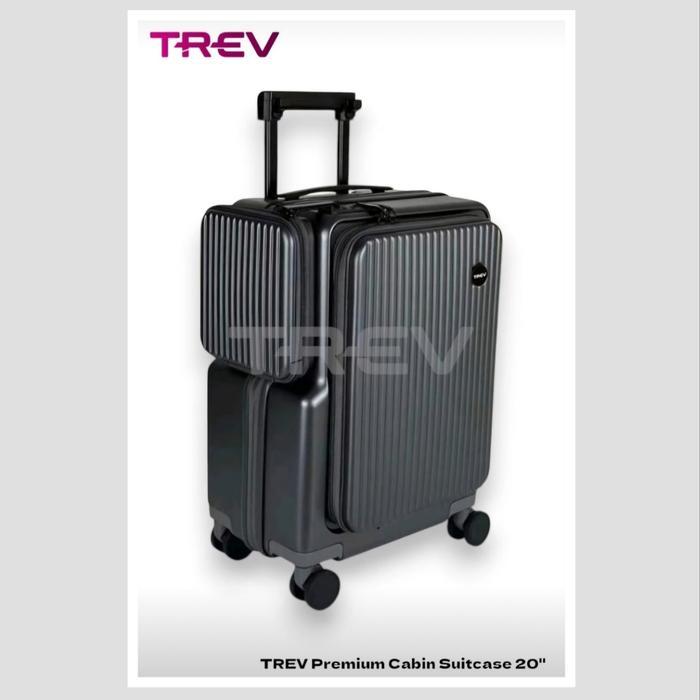 TREV koper 20 inch premium / koper cabin 20" / koper kabin / koper bagasi kabin 20 inch / tsa lock