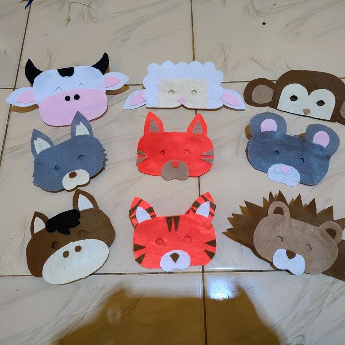 topeng lucu bisa request karakter untuk pentas peta karnaval lucu