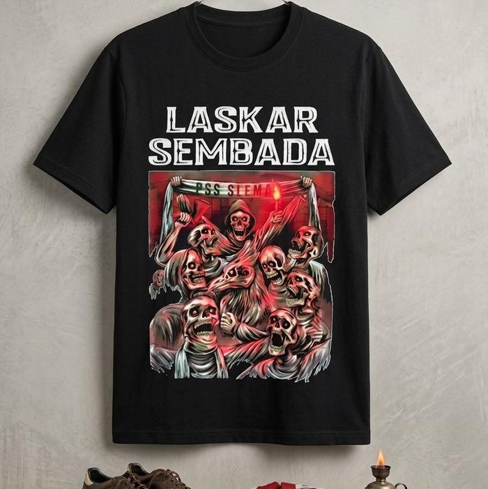 kaos distro laskar sembada suporter pria/wanita