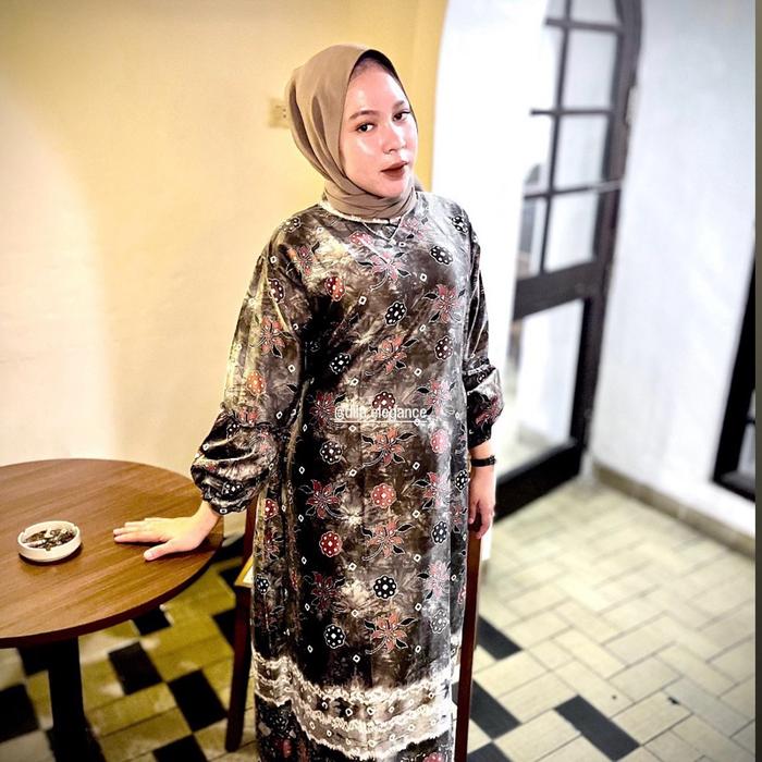 Gamis jumputan Palembang Dress