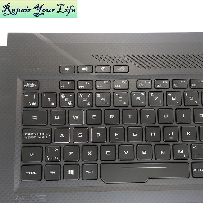 GL703 GK/CF laptop backlit keyboards palmrest for Asus ROG Strix