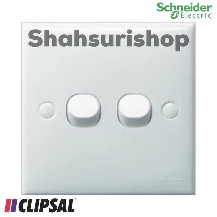 SAKLAR SERI DOUBLE SCHNEIDER CLIPSAL CLASSIC INBOW