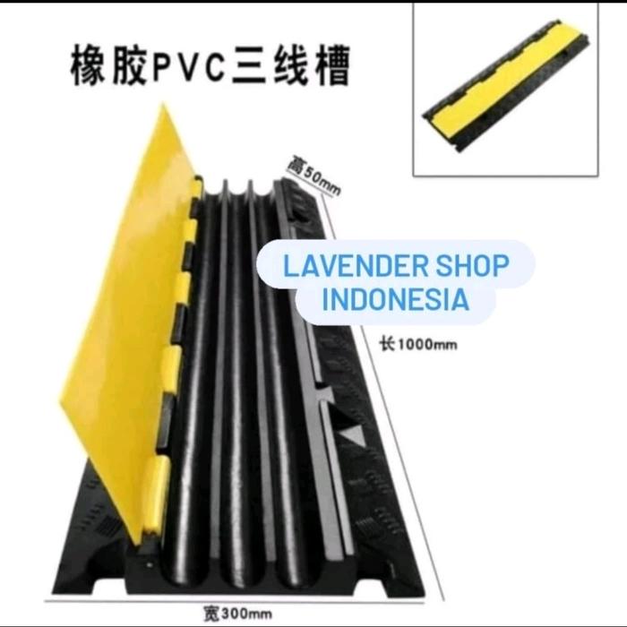 Speed Bump Kabel 3 line / Polisi Tidur Pelindung Kabel 3 line / Speed Bump Cable 3 line / Cable Prot