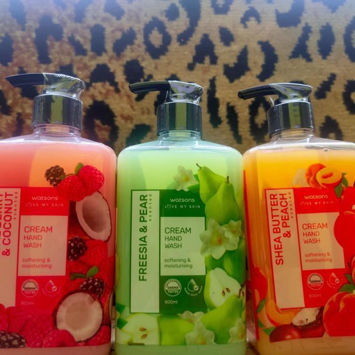 Watson Cream Hand Wash Love My Skin 350 Ml