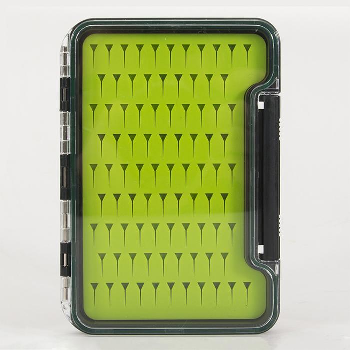 Fly Fishing Box Waterproof Flies Silicone Insert Clear Lid