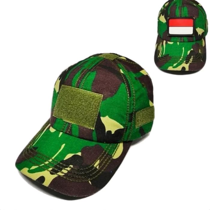 TOPI LORENG ARMY MODEL PEREKAT