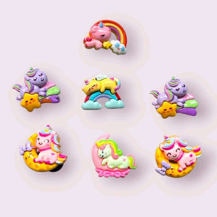 TERBARU AKSESORIS SANDAL JIBBITZ UNICORN PIN SANDAL BAIM SEPATU CHARM KARAKTER MENARIK LUCU VIRAL KE