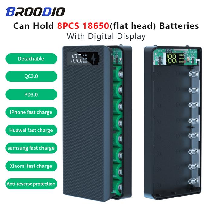 M8 Power Bank Case PD3.0 QC3.0 DIY Box Kit For Huawei Samsung Iphone
