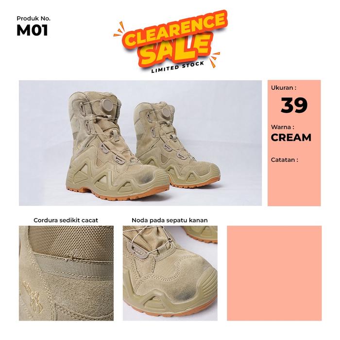 [CUCI GUDANG] Sepatu Original Rafale M88 Gurun Hitam