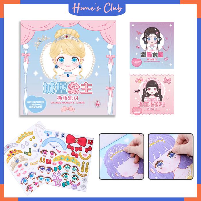 Stiker Berganti Pakaian Buku Stiker Anak DIY Ganti Baju Stiker / Buku Sticker Diy