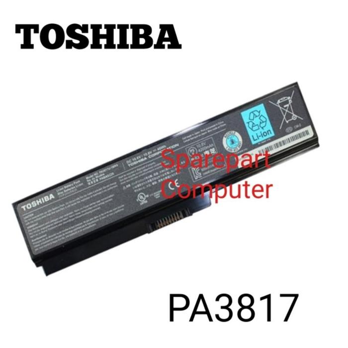 Baterai Batre Laptop Toshiba C600 C640 C645 L600 L640 L645 L730 L735 L740 L745 L750 PA3817 PA3817U