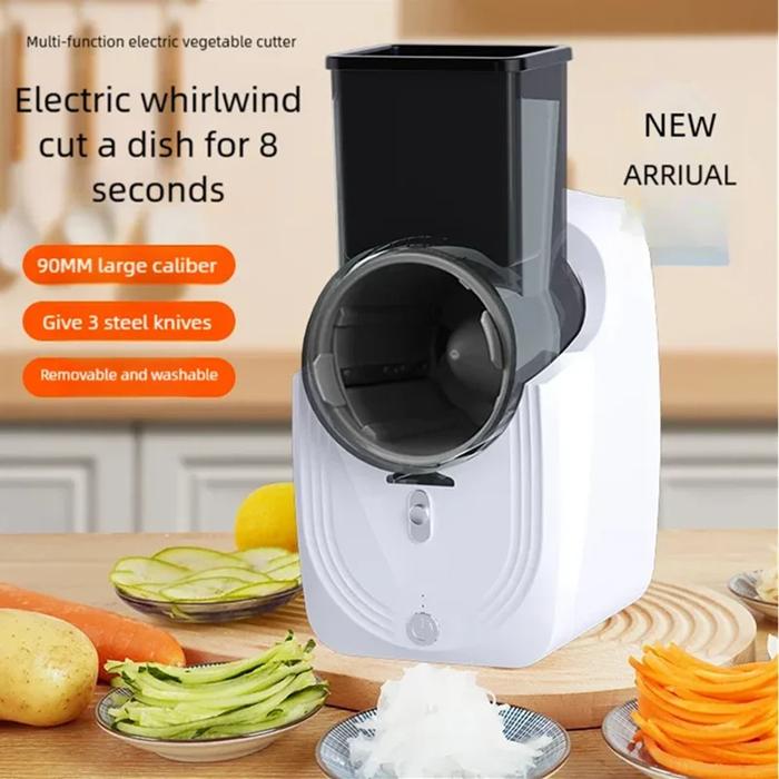 Multi-function Vegetable Cutter Household Kitchen Electric Vegetable Cutter Vegetable Slicer Shredde