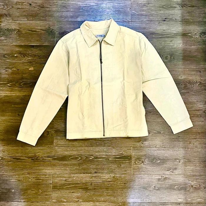 et cetera men Jaket Kemeja Pria Krem Size M