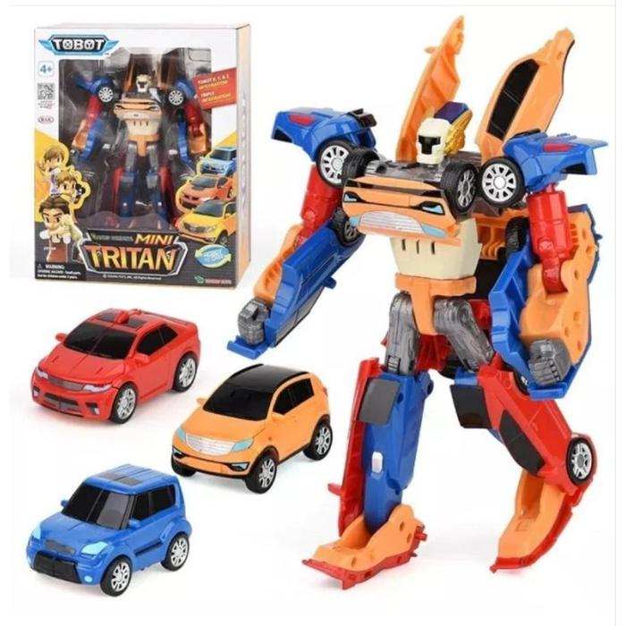 Mainan Robot Tritan 3 in 1 Tobot