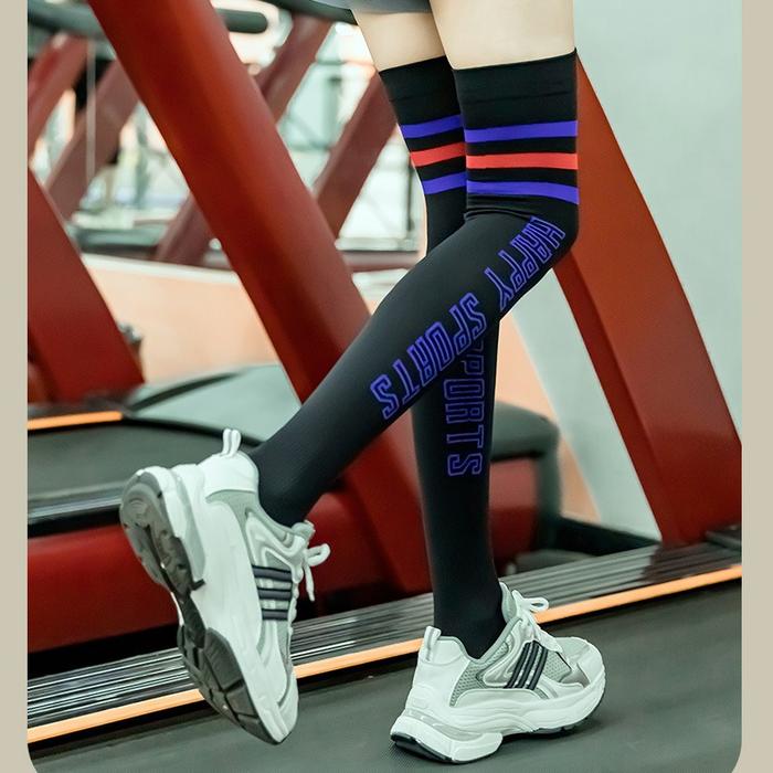 G&G Kaos Kaki Olahraga Panjang Sepaha Overknee Lembut Nylon Anti Slip untuk Pria & Wanita Ukuran 35-
