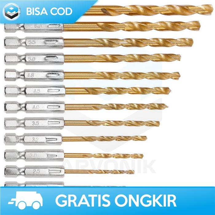 MATA BOR KAYU SET PANJANG LENGKAP TAFFWARE SV-VDB13 ORIGINAL DRILL MULTIFUNGSI - ALAT BOR MINI PORTA