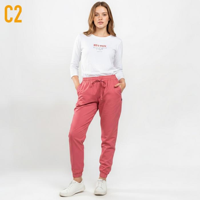 Flamoush Tanika Pink Jogger Pants Wanita