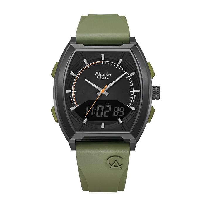 Jam Tangan Pria Alexandre Christie AC 9390 MH (RUBBER)
