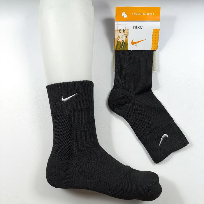 Kaos Kaki Nike Men's Cushioned Sport High Quarter Socks with Arch Compression Logo Bordir