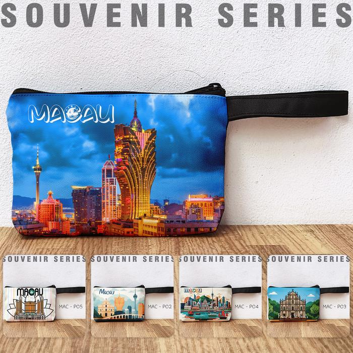 Pouch Souvenir Macau Dompet Seri Macau