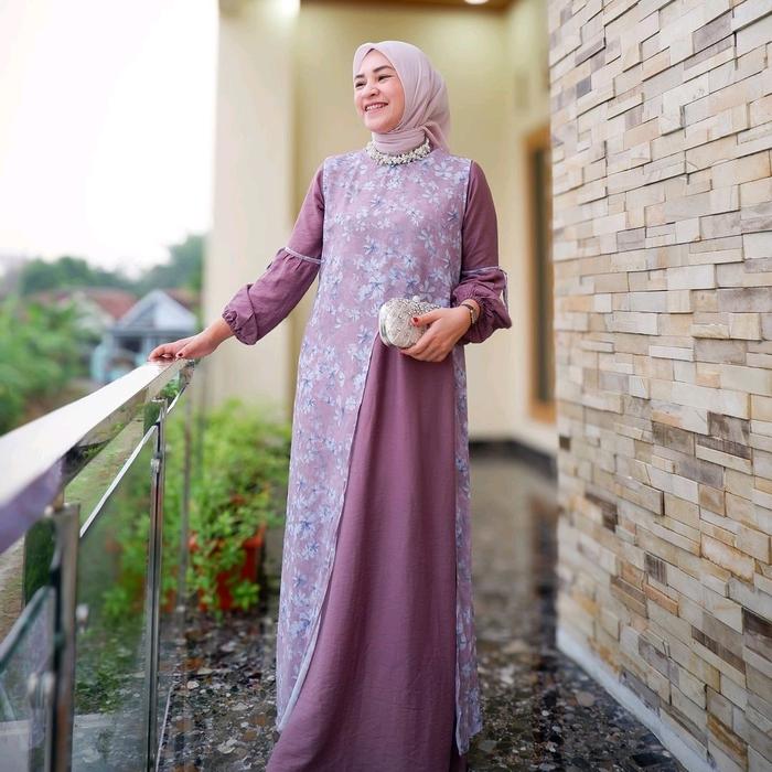 ALEENA DRESS NCK LABEL Gamis