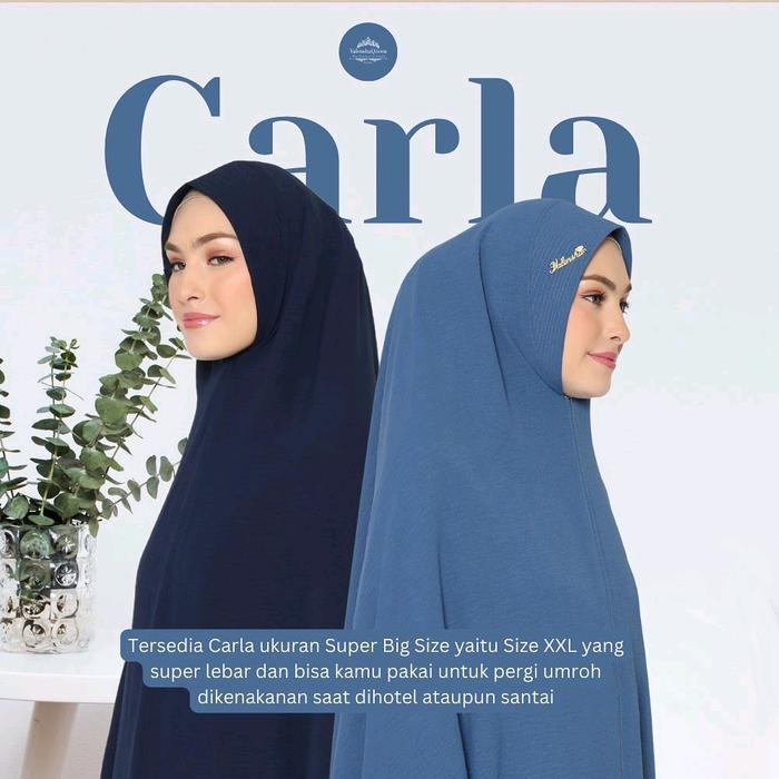 khimar pad antem crinkle carla xxl/ bergo antem crincle jumbo carla xxl valenshaqueen/ bergo valensh