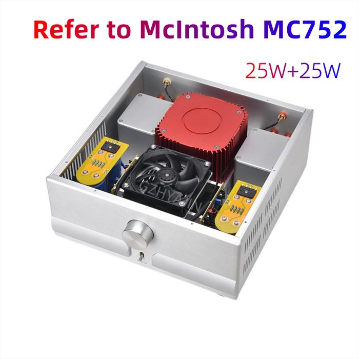 BRZHIFI Refer to McIntosh MC752 Circuit 25W*2 Pure a Single ended HIFI amplifier with Output transfo