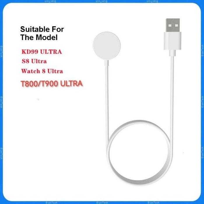 MS41 - KABEL CHARGER SMARTWATCH SEMUA SERIES T500 T55 T500 PLUS SERIES 7 SERIES 8 SERIES 8 ULTRA